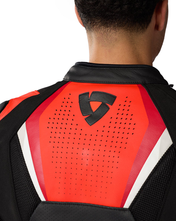 REV'IT! AUTOMATE JACKET - BLACK-NEON RED