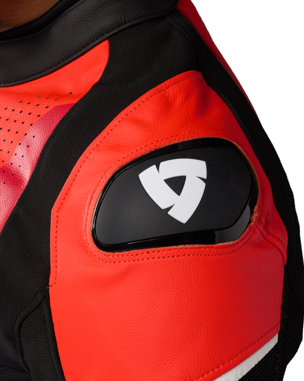 REV'IT! AUTOMATE JACKET - BLACK-NEON RED