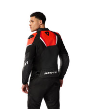 REV'IT! AUTOMATE JACKET - BLACK-NEON RED