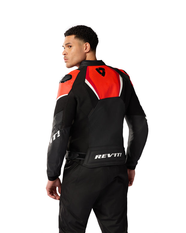 REV'IT! AUTOMATE JACKET - BLACK-NEON RED