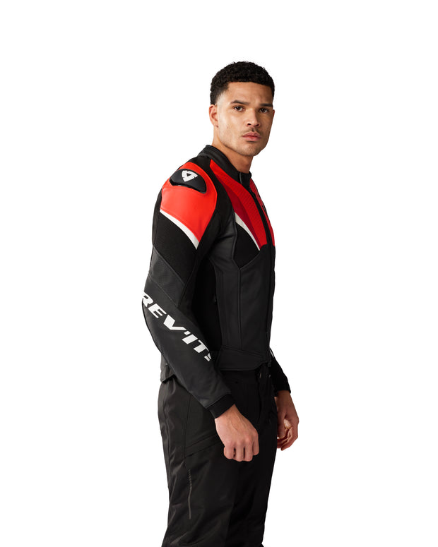 REV'IT! AUTOMATE JACKET - BLACK-NEON RED