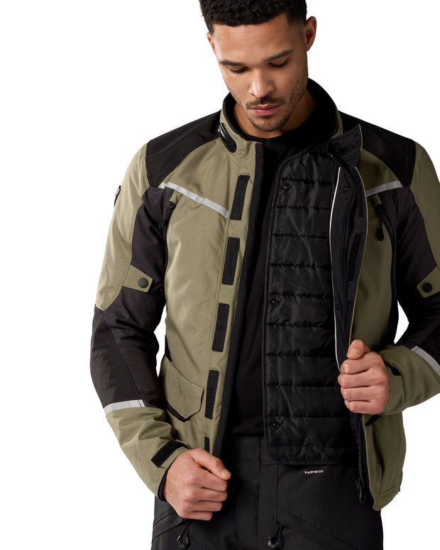 REV'IT! VOLTIAC H20 JACKET - GREEN-ANTHRACITE