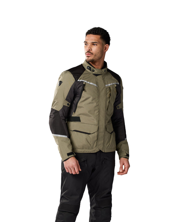 REV'IT! VOLTIAC H20 JACKET - GREEN-ANTHRACITE