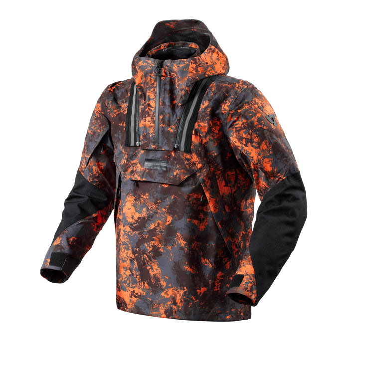 REV'IT! BLACKWATER 2 H20 SMOCK - BLACK-ORANGE