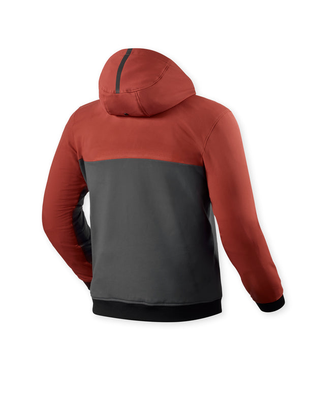 REV'IT! PARABOLICA 2 HOODIE - BURGUNDY RED-GREY