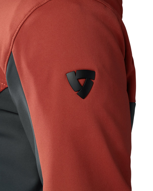REV'IT! PARABOLICA 2 HOODIE - BURGUNDY RED-GREY