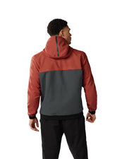 REV'IT! PARABOLICA 2 HOODIE - BURGUNDY RED-GREY