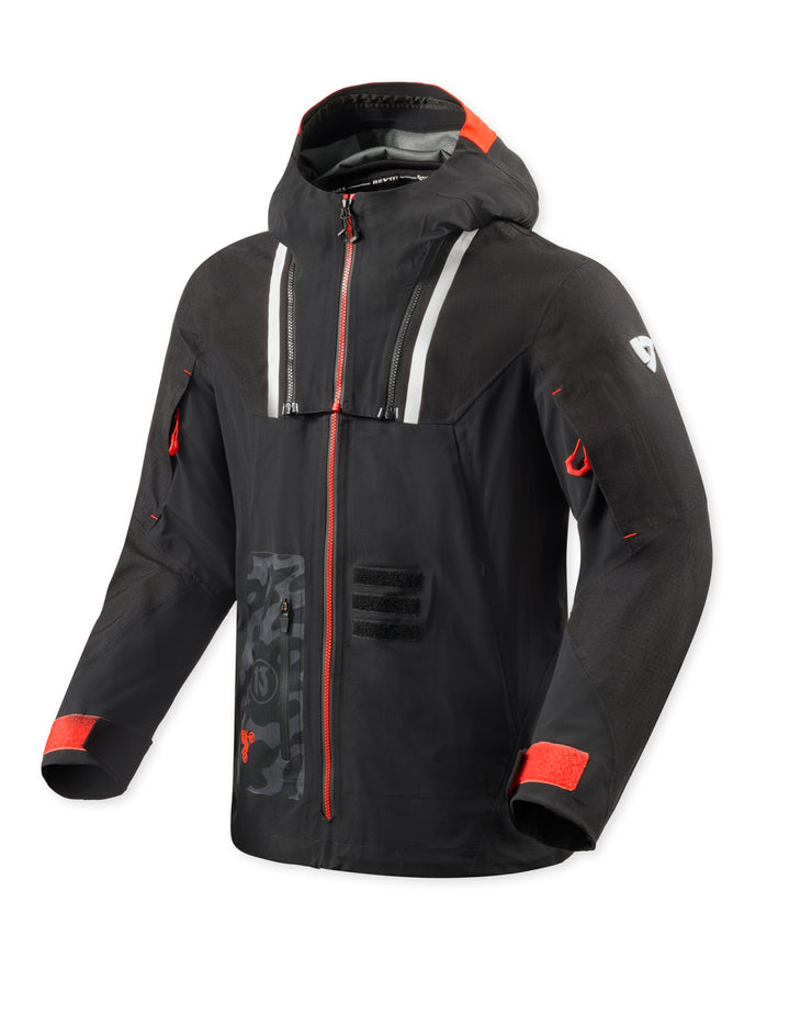 REV'IT! VISION H2O JACKET - BLACK-RED
