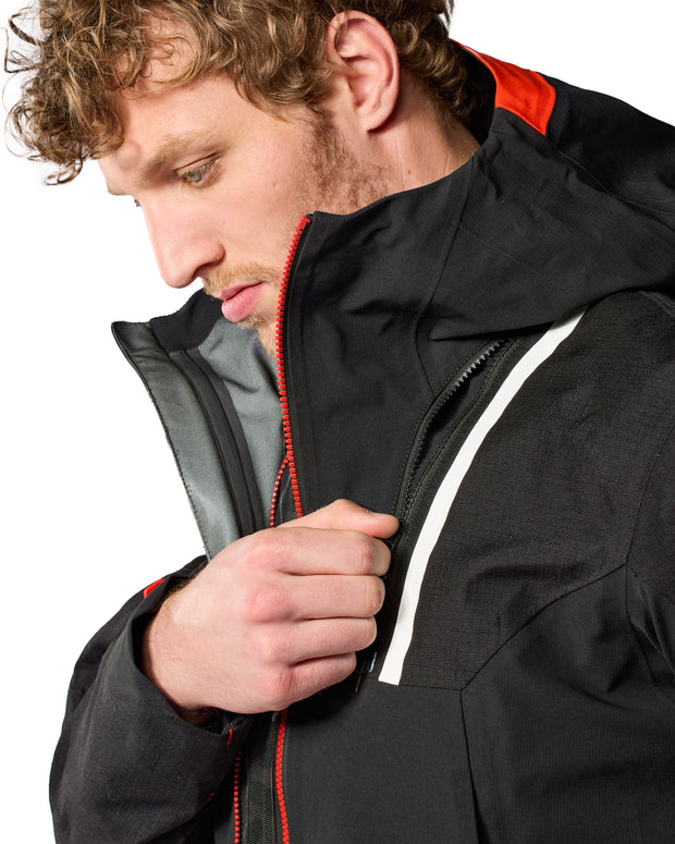 REV'IT! VISION H2O JACKET - BLACK-RED