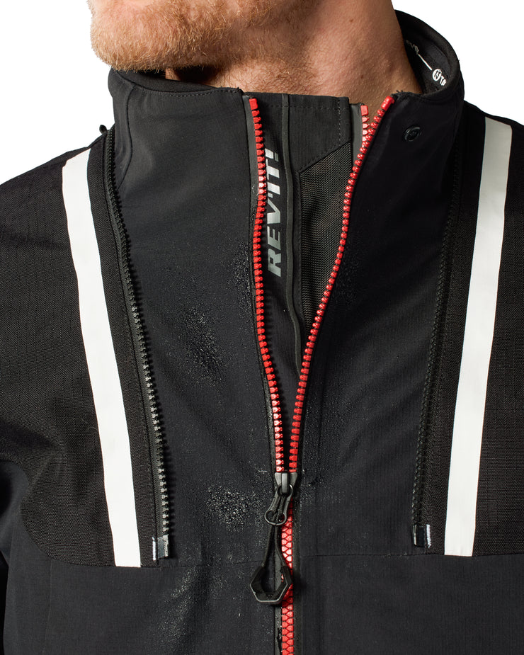 REV'IT! VISION H2O JACKET - BLACK-RED