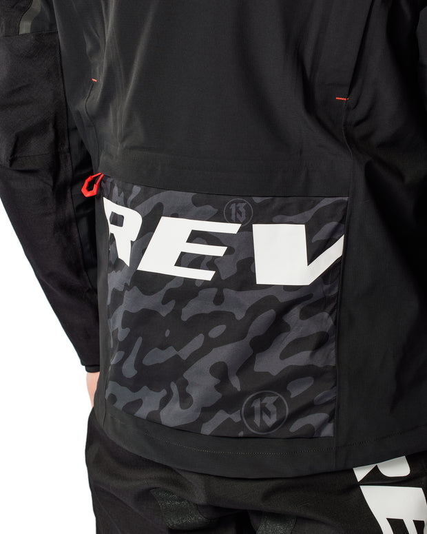 REV'IT! VISION H2O JACKET - BLACK-RED