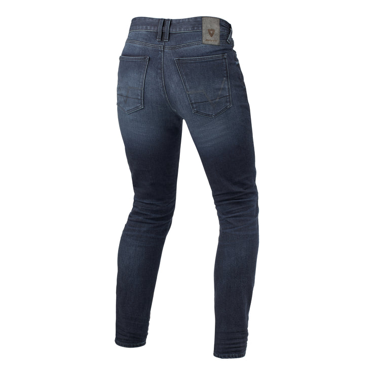 REV'IT! CARLIN SKINNY FIT (SK) JEANS - DARK BLUE USED