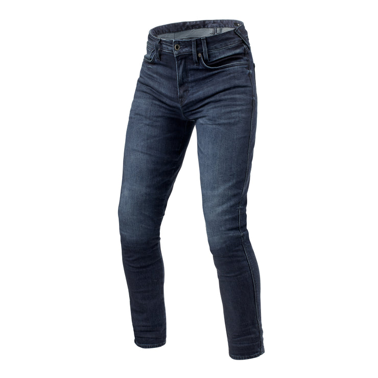 REV'IT! CARLIN SKINNY FIT (SK) JEANS - DARK BLUE USED