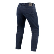 REV'IT! ORTES TF (TAPERED FIT) JEANS - DARK BLUE-BLACK WASH