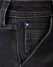 REV'IT! MOTO 2 LADIES JEANS SLIM FIT - DARK BLACK STONE