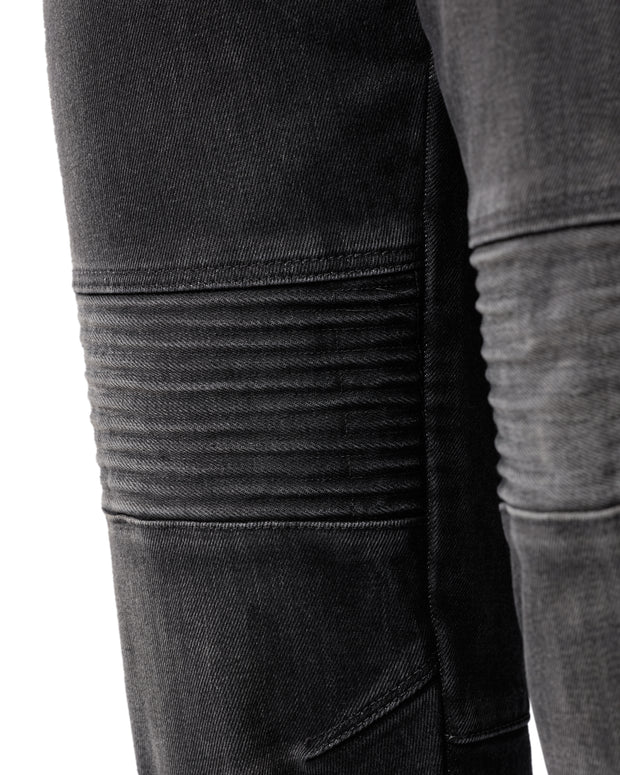 REV'IT! MOTO 2 LADIES JEANS SLIM FIT - DARK BLACK STONE