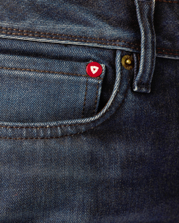 REV'IT! HARPER TF (TAPERED FIT) LADIES JEANS - DARK BLUE USED