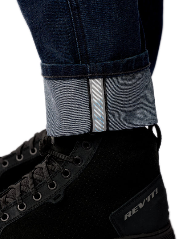 REV'IT! HARPER TF (TAPERED FIT) LADIES JEANS - DARK BLUE USED