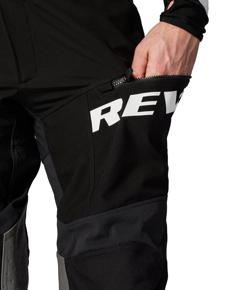 REV'IT! LEJANO PANTS - BLACK-RED
