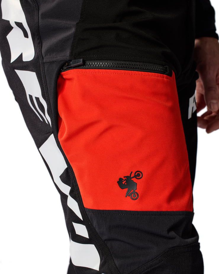 REV'IT! LEJANO PANTS - BLACK-RED