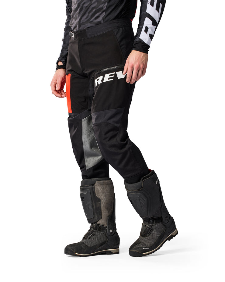 REV'IT! LEJANO PANTS - BLACK-RED