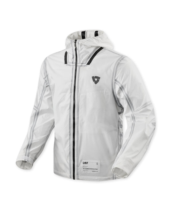 REV'IT! BARRIER 2 H20 RAIN JACKET - WHITE