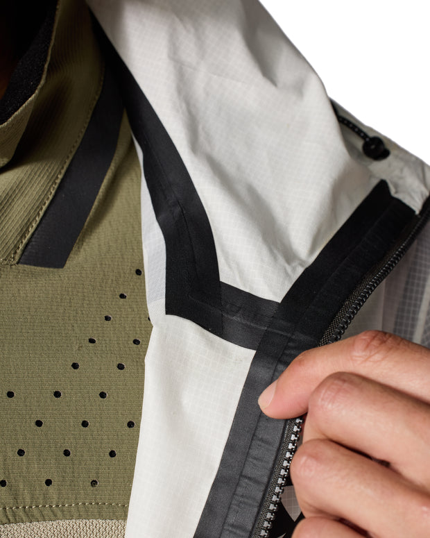 REV'IT! BARRIER 2 H20 RAIN JACKET - WHITE