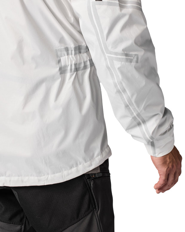 REV'IT! BARRIER 2 H20 RAIN JACKET - WHITE