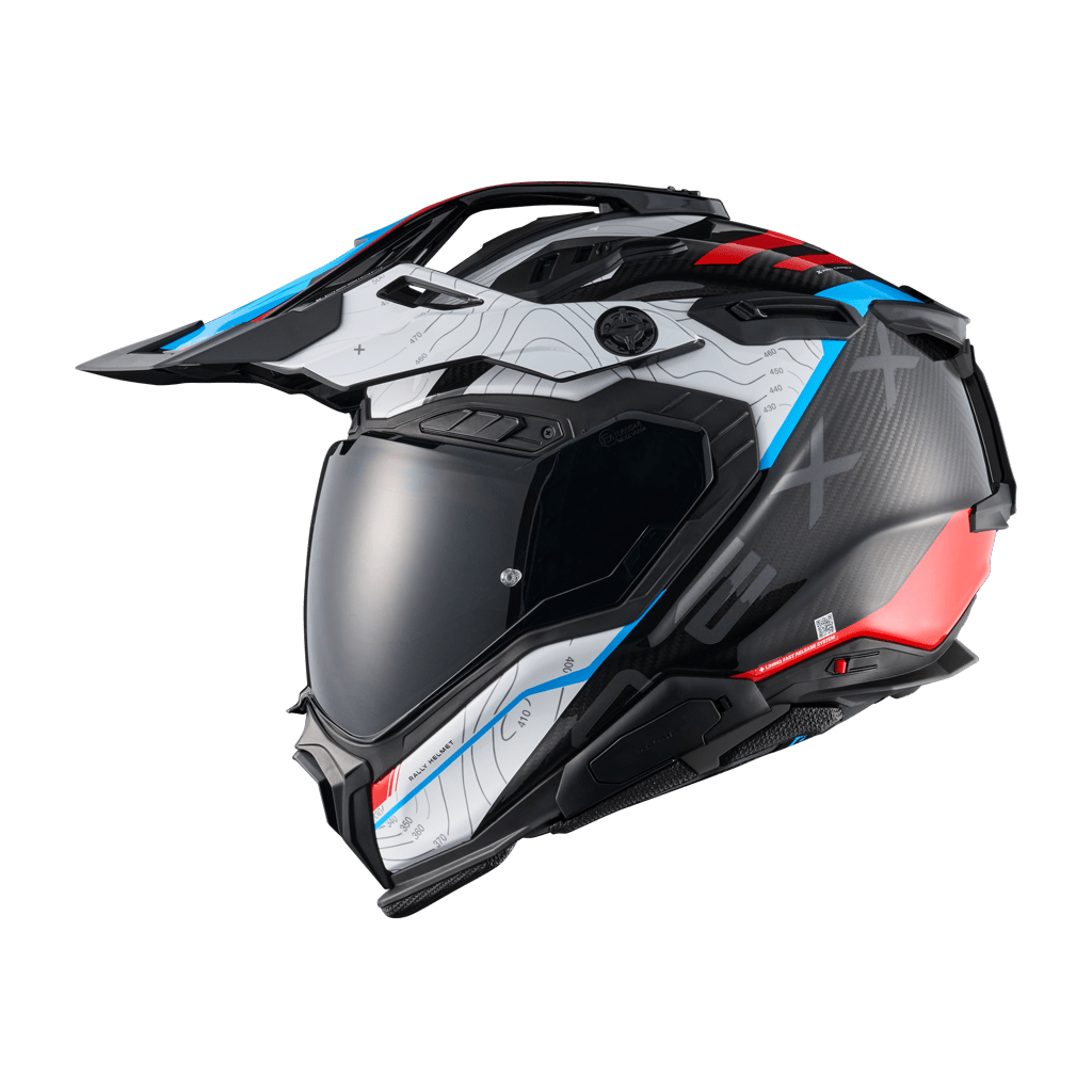 NEXX X.WED3 ADV HELMET - FURKA - RED / BLUE – Strath Moto