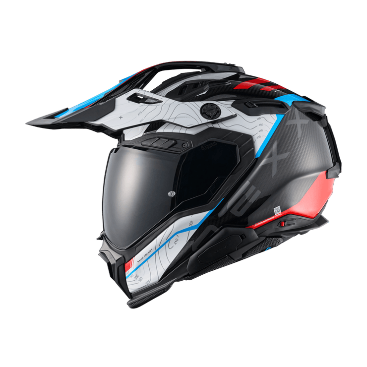 NEXX X.WED3 ADV HELMET - FURKA - RED / BLUE