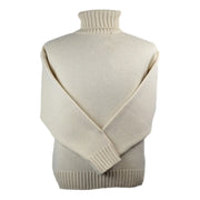 GOLDTOP 100% MERINO WOOL CLASSIC SUBMARINER SWEATER - ECRU