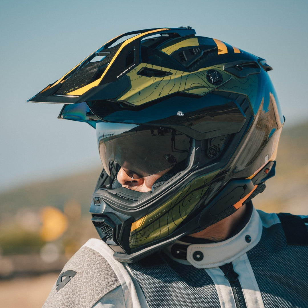 NEXX X.WED3 ADV HELMET - FURKA - GREEN / YELLOW – Strath Moto