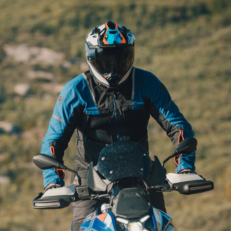 NEXX X.WED3 ADV HELMET - FURKA - RED / BLUE