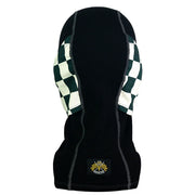 GOLDTOP MERINO WOOL BALACLAVA - GREEN & WHITE CHECKER