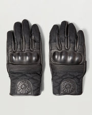BELSTAFF HAMPSTEAD MOTORCYCLE GLOVES - BLACK / BLACK