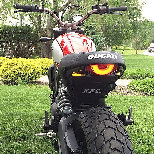 NEW RAGE CYCLES DUCATI SCRAMBLER CLASSIC/ICON/FULL THROTTLE/URBAN ENDURO FENDER ELIMINATOR KIT (2015 - 2017)