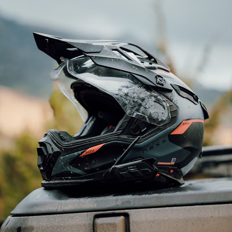 NEXX X.WED3 ADV HELMET - WILD PRO CARBON - WILD BLUE