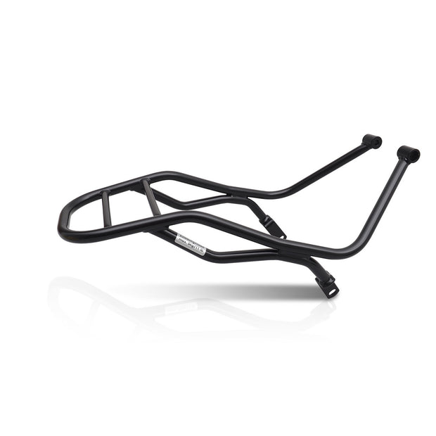 HEPCO & BECKER TUBE REAR RACK - BLACK FOR TRIUMPH BONNEVILLE BOBBER (2017 ONWARDS)