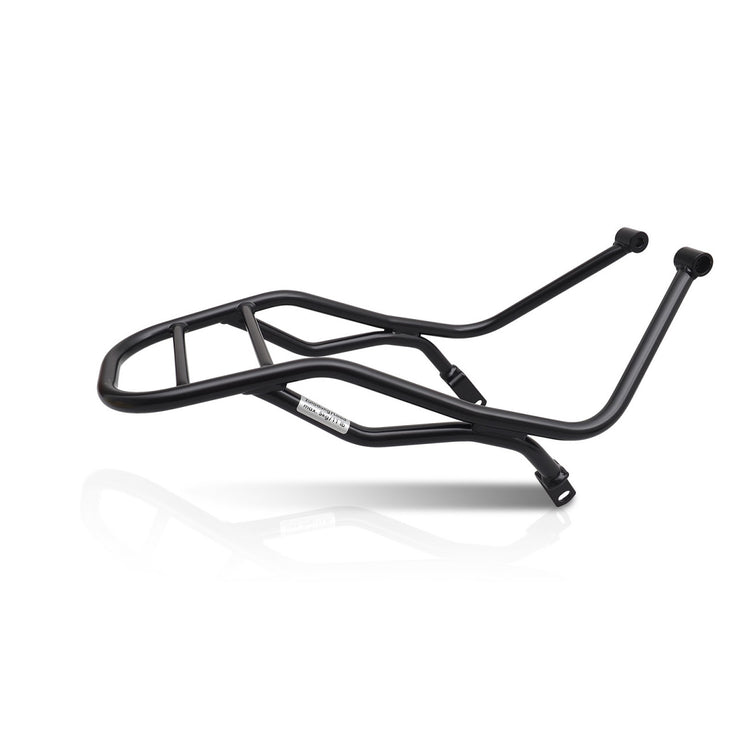 HEPCO & BECKER TUBE REAR RACK - BLACK FOR TRIUMPH BONNEVILLE BOBBER (2017 ONWARDS)