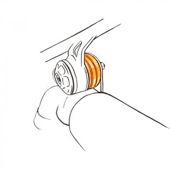 UNIT GARAGE SPACER FOR DOUBLE BAG FRAME