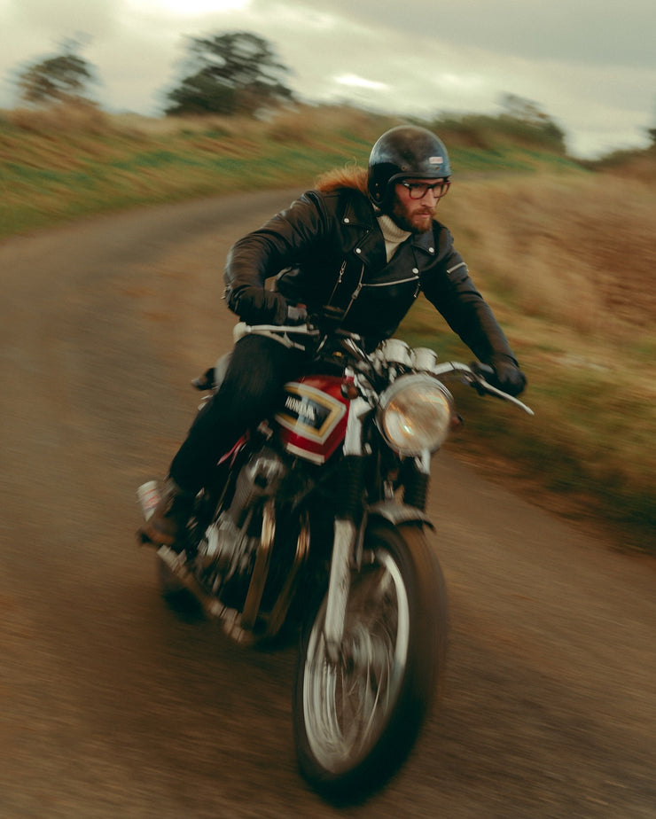 GOLDTOP 100% MERINO WOOL CLASSIC SUBMARINER SWEATER - ECRU