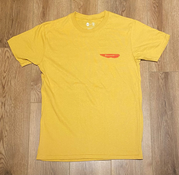 STRATH MOTO RACING TEAM TEE - MUSTARD