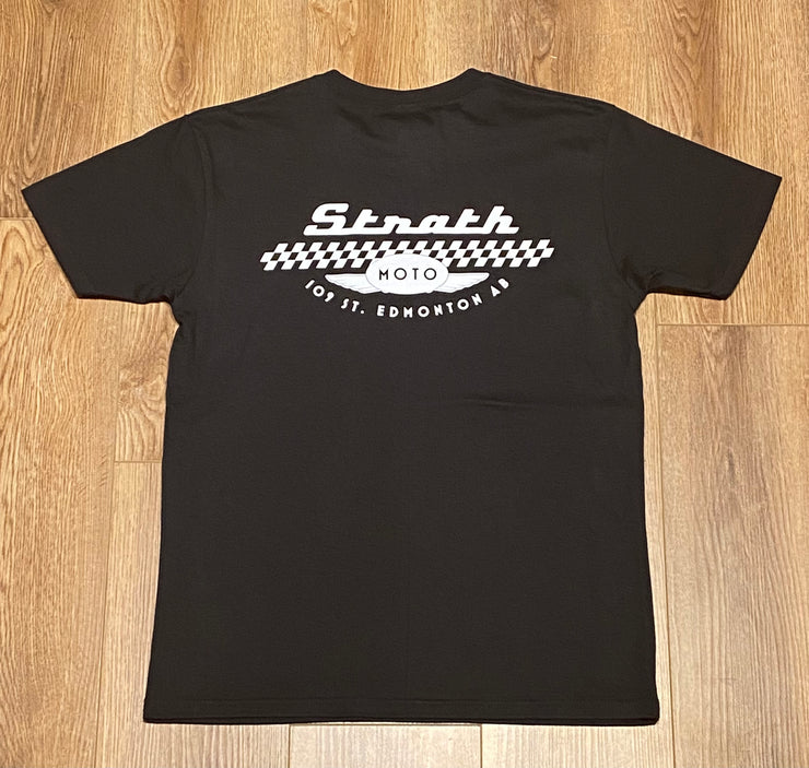 STRATH MOTO RACING TEAM TEE - BLACK