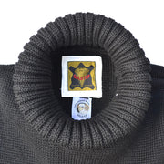 GOLDTOP 100% MERINO WOOL CLASSIC SUBMARINER SWEATER - BLACK