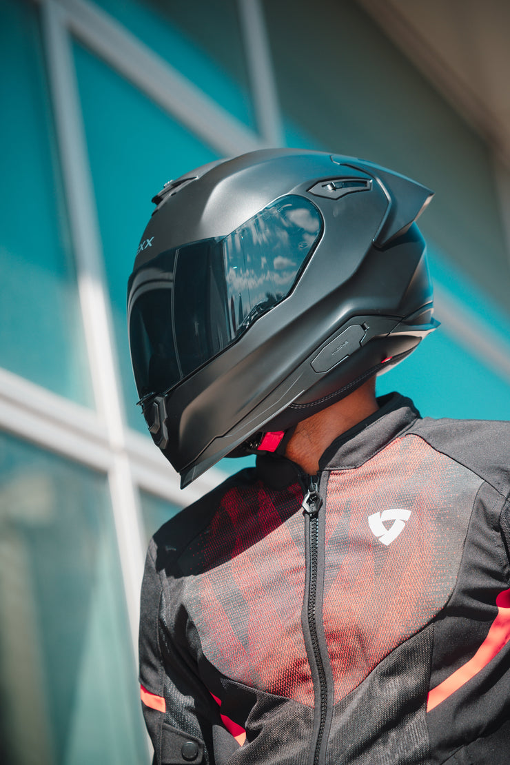 NEXX Y.100R HELMET - FULLBLACK - MT BLACK
