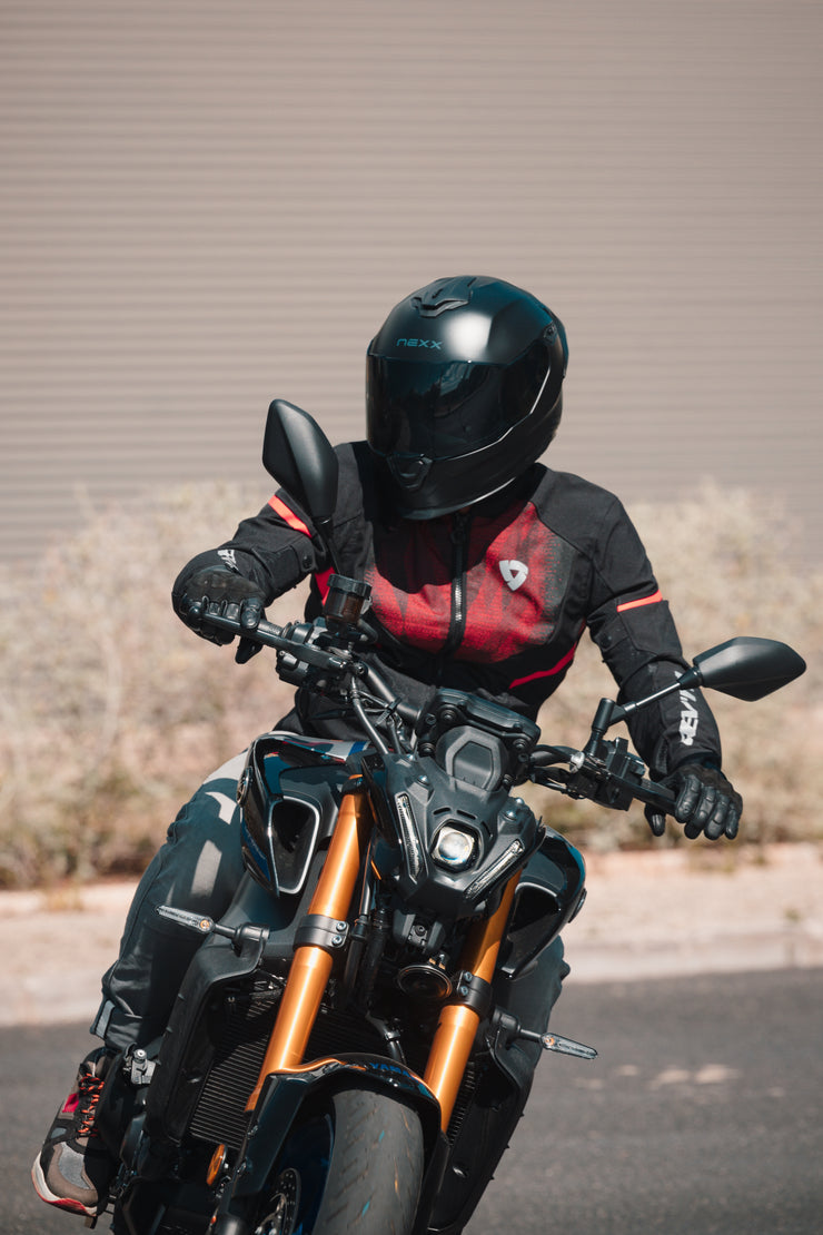 NEXX Y.100R HELMET - FULLBLACK - MT BLACK
