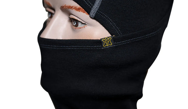 GOLDTOP MERINO WOOL BALACLAVA - BLACK