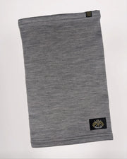 GOLDTOP 100% MERINO WOOL NECK TUBE - GREY - SINGLE WALL