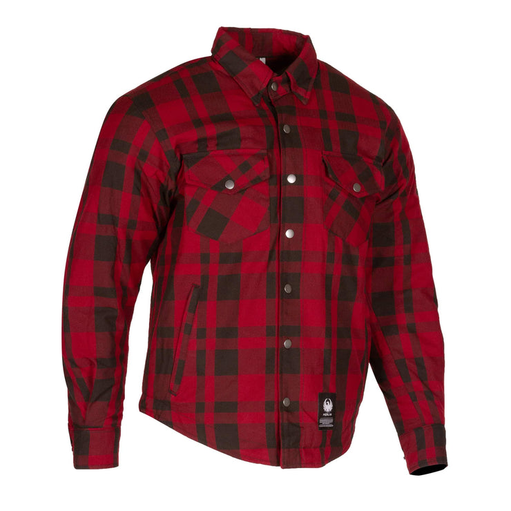 MERLIN AXE HYDRO WATERPROOF KEVLAR RIDING SHIRT - RED