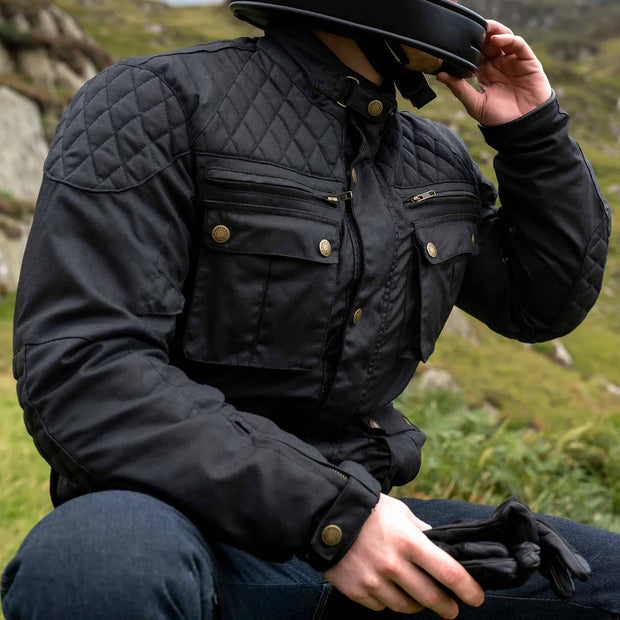 MERLIN EDALE COTEC JACKET-BLACK - SIZE 3XL - LAST ONE!